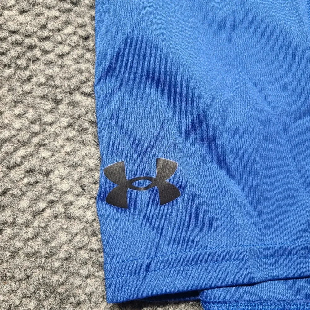 Under Armour Mens Royal Blue Loose Fit Athletic Gym Shorts Small S/P/CH